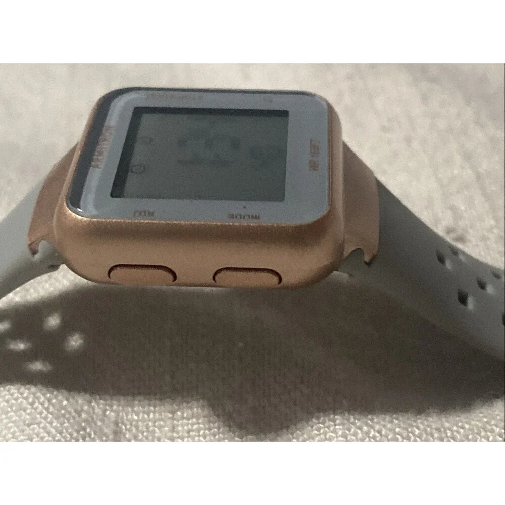 Armitron Pro Sport 45/7123 Rose gold Acrylic Case Quartz Digital Watch Running